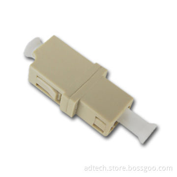 LC Fiber-optic Connector with MM Simplex, Available in Beige